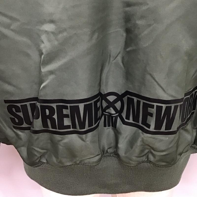 シュプリーム Supreme ジャケット、上着 ジャンパー、ブルゾン 2023-24AW MA-1JacketBlack BountyHunter コラボ アウター L ロゴ、文字 カーキ / カーキ /  メンズ USED 古着 中古 10115277