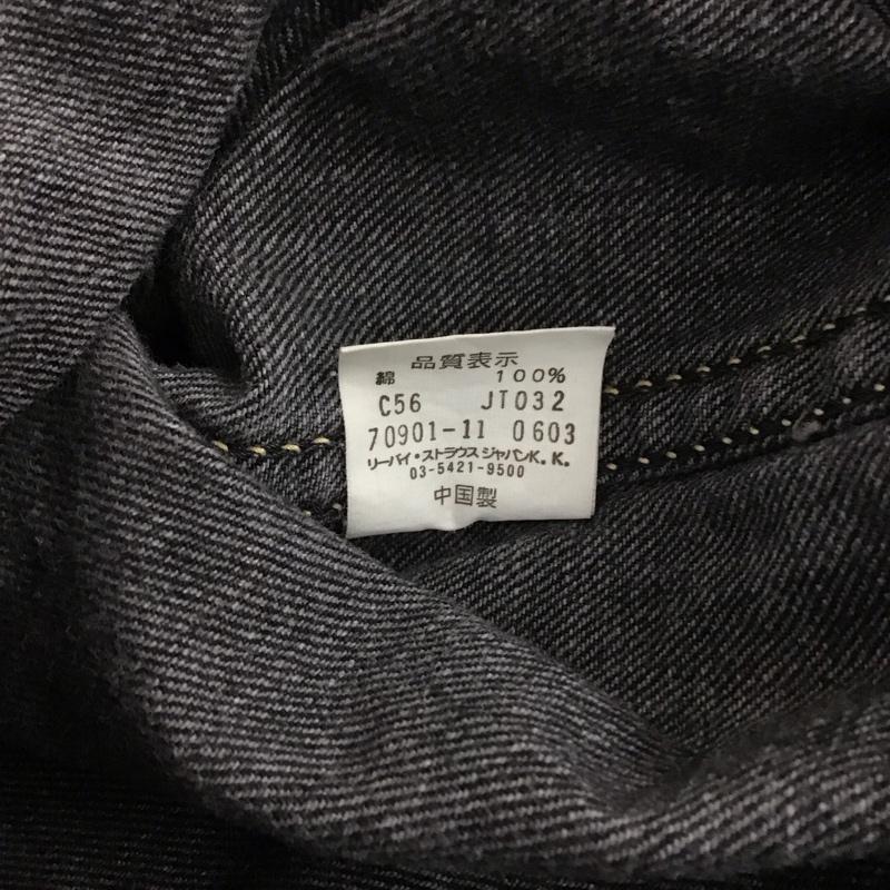 リーバイストラウスアンドコー Levi Strauss & co. ジャケット、上着 ジャケット、ブレザー デニムジャケット カラージャケット 長袖ジャケット ブルゾン Gジャン L 無地 黒 / ブラック /  メンズ USED 古着 中古 10123834