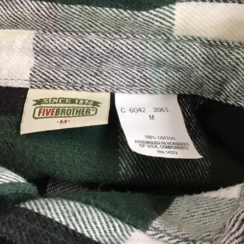 ファイブブラザー FIVE BROTHER シャツ、ブラウス 長袖 長袖シャツ チェックシャツ カラーシャツ M チェック マルチカラー / マルチカラー /  メンズ USED 古着 中古 10127129