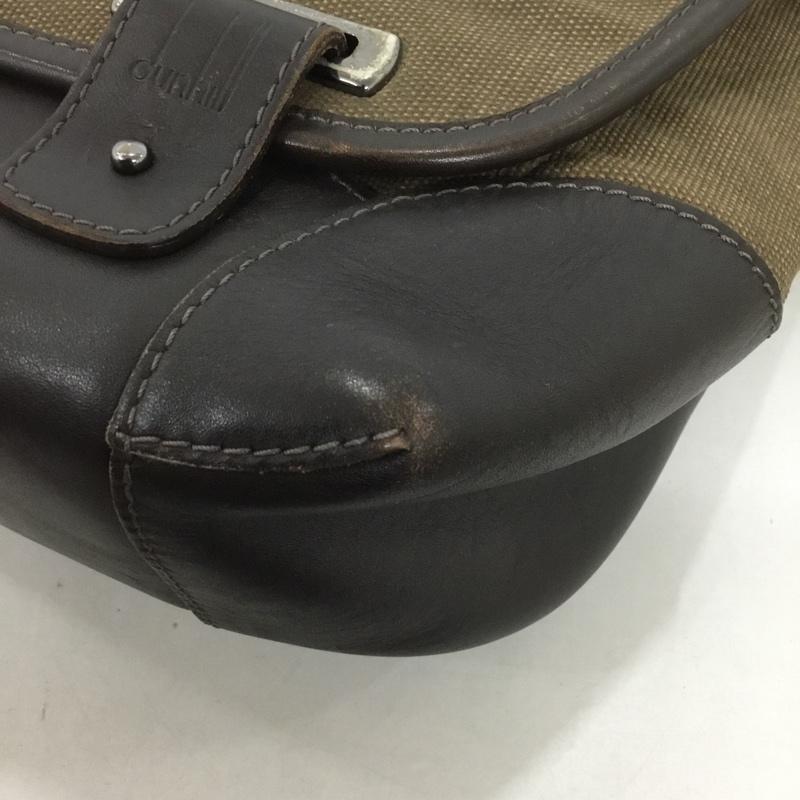 ダンヒル DUNHILL ショルダーバッグ ショルダーバッグ キャンバス 2WAY 無地 茶 / ブラウン /  メンズ USED 古着 中古 10133249