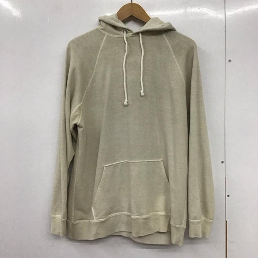 グッドオン Good On パーカー 長袖 長袖パーカー プルオーバーパーカー スウェット L 無地 ベージュ / ベージュ /  メンズ USED 古着 中古 10133124