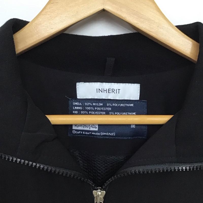 インヘリット INHERIT ジャケット、上着 ジャンパー、ブルゾン 2g5-9414 ナイロンジャケット ジップアップジャケット M プリント 黒 / ブラック /  メンズ USED 古着 中古 10144612
