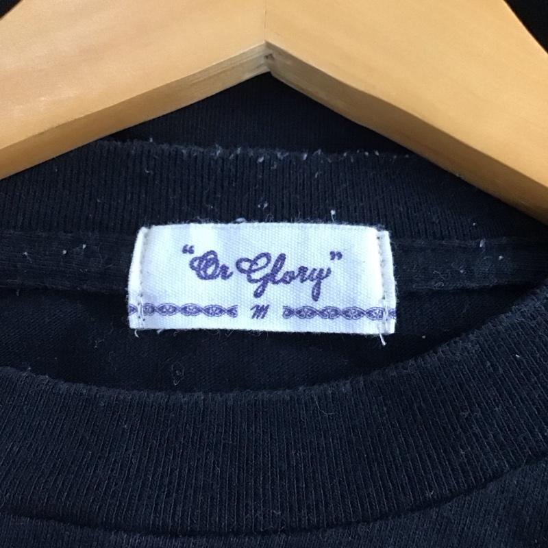オアグローリー or Glory Tシャツ 半袖 半袖カットソー プリントTシャツ クルーネックカットソー バンドT M プリント 黒 / ブラック /  メンズ USED 古着 中古 10141713