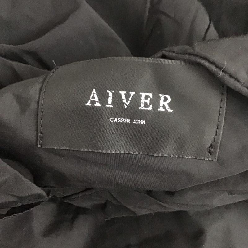 キャスパージョンアイバー CASPER JOHN AIVER シャツ、ブラウス 半袖 半袖ロングシャツ パーカー付きシャツ 前開シャツ 無地 黒 / ブラック /  メンズ USED 古着 中古 10107488