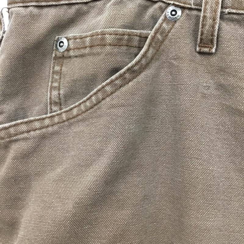 ディッキーズ Dickies パンツ ワークパンツ、ペインターパンツ ワークパンツ ワイドパンツ カジュアルパンツ 40 無地 茶 / ブラウン /  メンズ USED 古着 中古 10116669