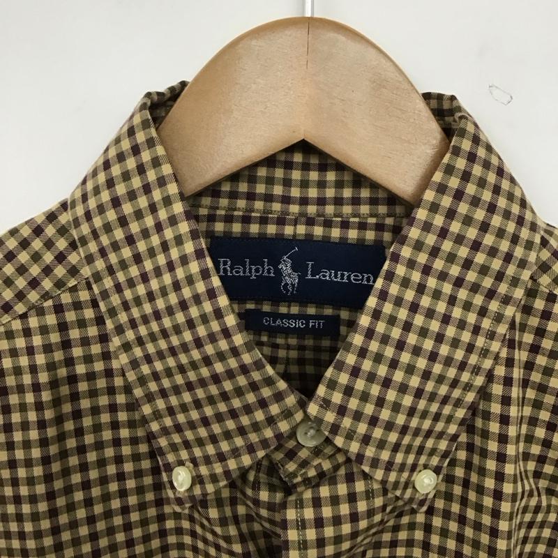 ラルフローレン RALPHLAUREN シャツ、ブラウス 長袖 S チェック マルチカラー / マルチカラー /  メンズ USED 古着 中古 10144885