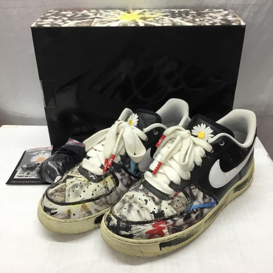 ナイキ NIKE スニーカー スニーカー AQ3692 001 AIR FORCE 1 07 PARA-NOISE PEACEMINUSONE G-DRAGON 27.5cm 箱有 27.5cm ロゴ、文字 マルチカラー / マルチカラー /  メンズ USED 古着 中古 10122240