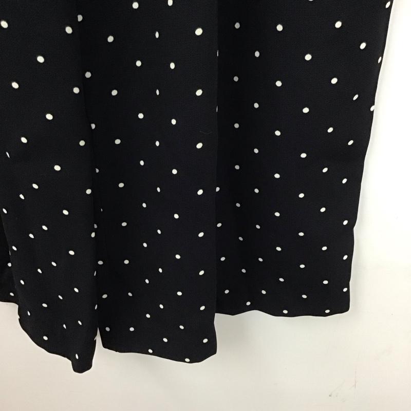 ザラベーシック ZARA BASIC パンツ ワークパンツ、ペインターパンツ ワークパンツ ワイドパンツ カジュアルパンツ フレアパンツ S ドット 黒 / ブラック /  レディース USED 古着 中古 10129753