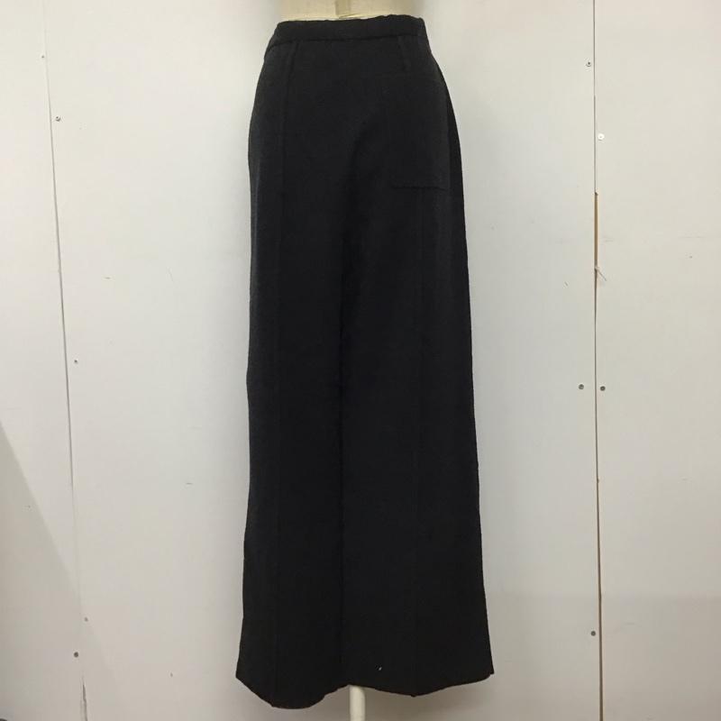マウジー MOUSSY パンツ ワークパンツ、ペインターパンツ 010ea370-5560 LOOPYAMKNITパンツ ワイドパンツ 2 無地 黒 / ブラック /  レディース USED 古着 中古 10123838