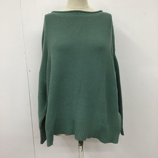ローリーズファーム LOWRYS FARM ニット、セーター 長袖 FREE 無地 緑 / グリーン /  レディース USED 古着 中古 10123592
