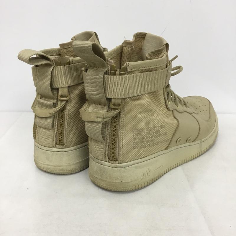 ナイキ NIKE スニーカー スニーカー 917753-200 SF AF 1 MID 28cm 28.0cm ロゴ、文字 ベージュ / ベージュ /  メンズ USED 古着 中古 10141548