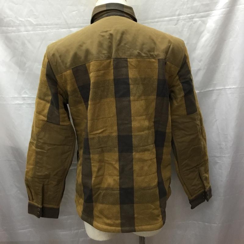 エディーバウアー Eddie Bauer ジャケット、上着 ジャンパー、ブルゾン M 無地 X チェック 茶 / ブラウン /  メンズ USED 古着 中古 10111848