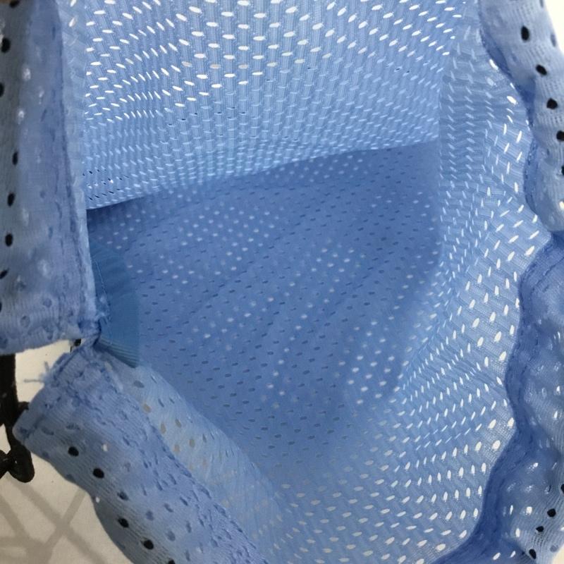 ケボズ KEBOZ ショルダーバッグ ショルダーバッグ SPORTS MESH SHOULDER POUCH 肩掛け巾着サコッシュ メッシュ ロゴ、文字 水色 / ライトブルー /  メンズ USED 古着 中古 10137419