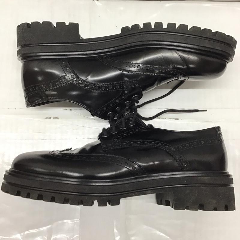 オットバイユークス 8 By YOOX 革靴 革靴 ウィングチップ 42  黒 / ブラック /  メンズ USED 古着 中古 10122512
