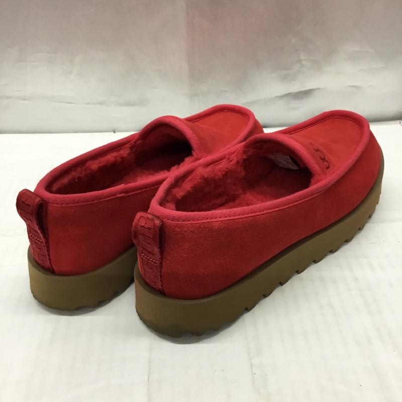 アグ UGG カジュアルシューズ カジュアルシューズ 1121570 スーパー モック スリッパ スリッポン Super Moc Slipper 26cm 26.0cm ロゴ、文字 赤 / レッド /  レディース USED 古着 中古 10119084