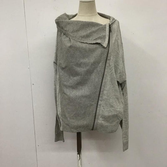 ディーゼル DIESEL カーディガン 長袖 ジップアップカーディガン 長袖ニットカーディガン 長袖カットソー S 無地 灰 / グレー /  レディース USED 古着 中古 10108460