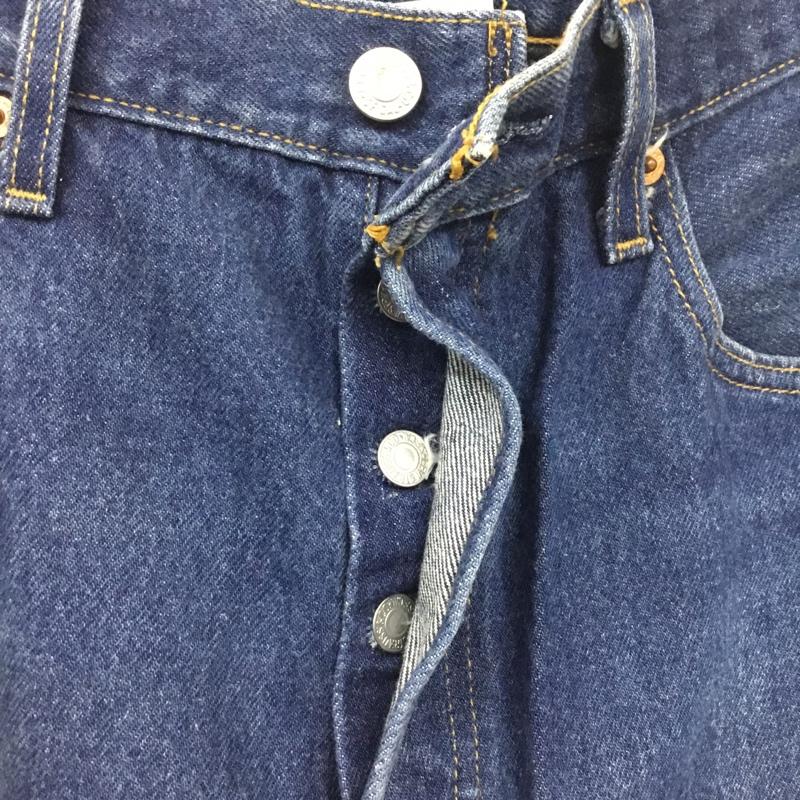 リーバイストラウスアンドコー Levi Strauss & co. パンツ デニム、ジーンズ デニムパンツ ストレートパンツ ワイドパンツ カジュアルパンツ 33インチ 無地 インディゴ / インディゴ /  メンズ USED 古着 中古 10115640