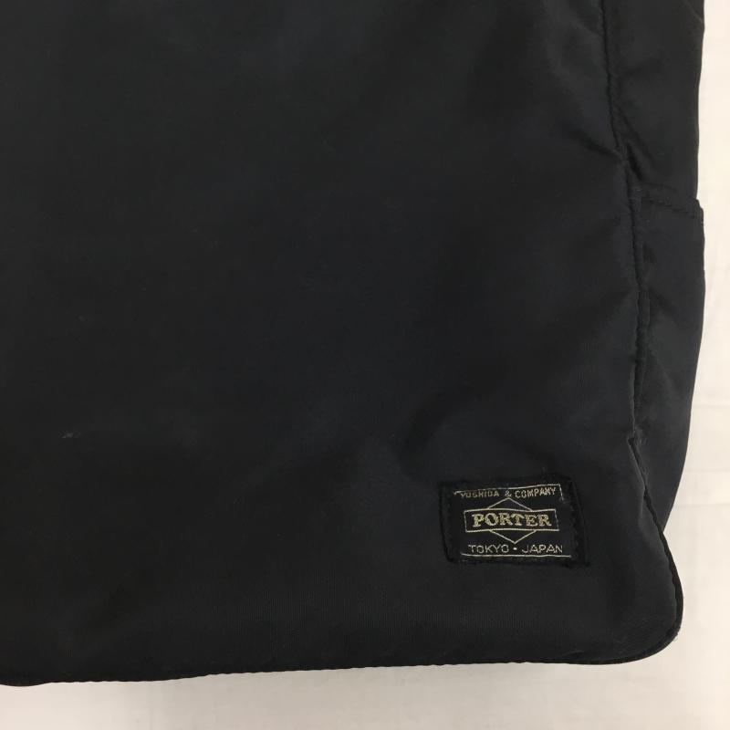 ポーター PORTER ハンドバッグ ハンドバッグ CREAM トートバッグ ロゴ、文字 黒 / ブラック /  メンズ USED 古着 中古 10143871