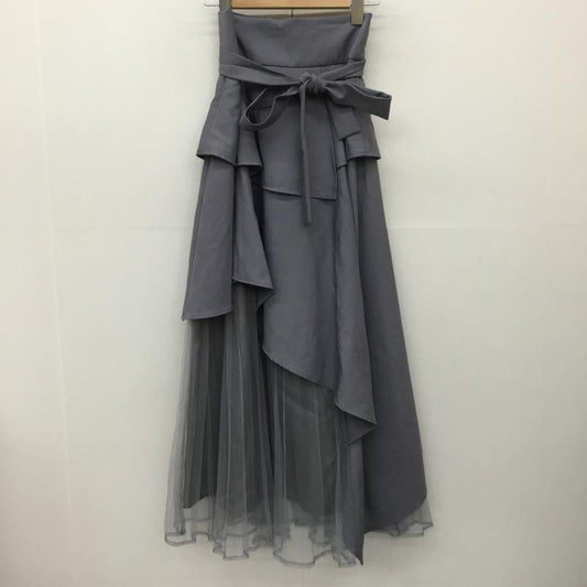 ダズリン dazzlin スカート ロングスカート M 無地 灰 / グレー /  レディース USED 古着 中古 10134729