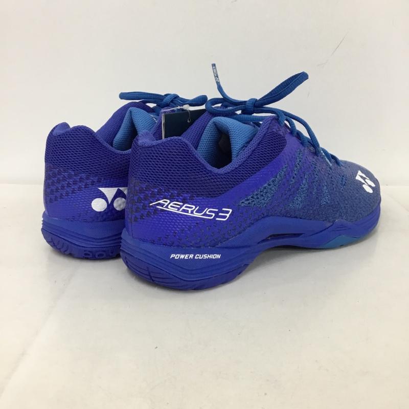 ヨネックス YONEX スニーカー スニーカー SHBA3M パワークッション エアラス3メン バドミントンシューズ 25.5cm 箱有 25.5cm ロゴ、文字 青 / ブルー /  メンズ USED 古着 中古 10147950