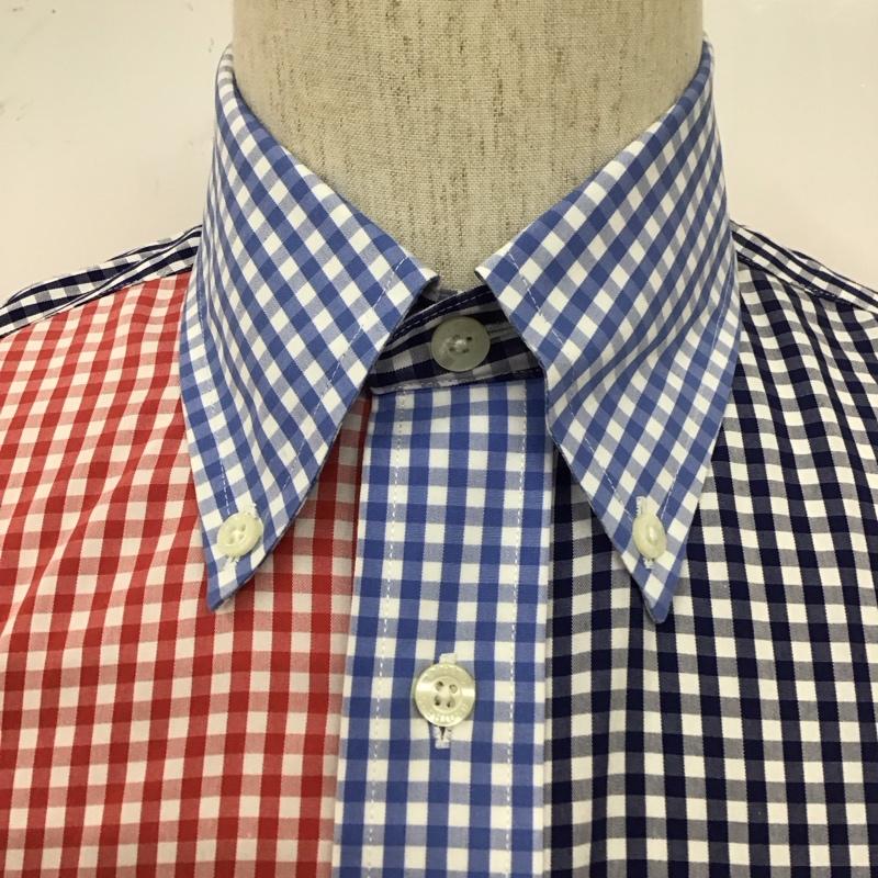ブルックスブラザーズ BROOKS BROTHERS シャツ、ブラウス 半袖 半袖シャツ チェックシャツ ボタンダウンシャツ S チェック マルチカラー / マルチカラー /  メンズ USED 古着 中古 10111122
