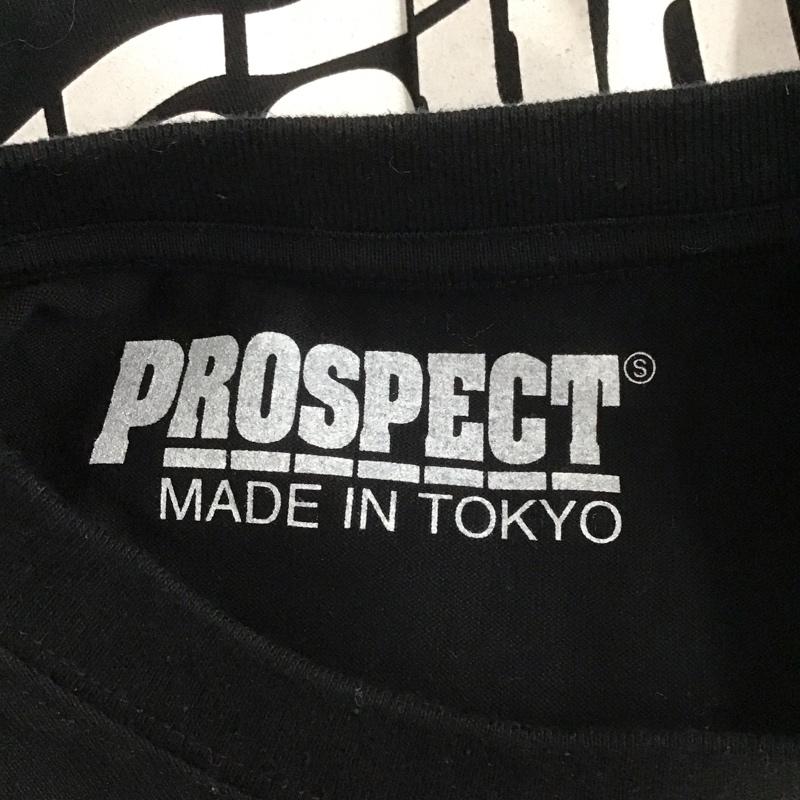 プロスペクト PROSPECT Tシャツ 半袖 半袖カットソー プリントTシャツ クルーネックカットソー S ロゴ、文字 黒 / ブラック /  メンズ USED 古着 中古 10126631