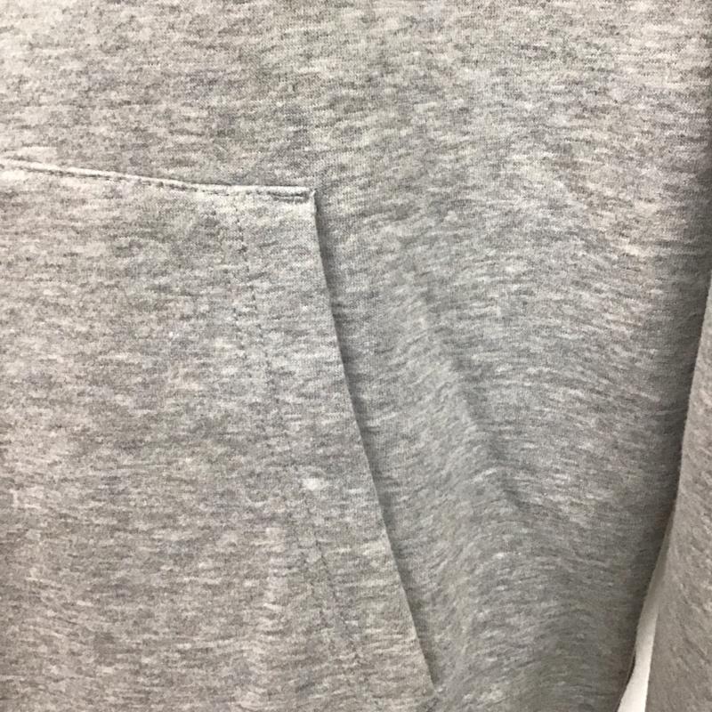 トミー ジーンズ TOMMY JEANS パーカー 長袖 L 無地 X 刺繍 灰 / グレー /  メンズ USED 古着 中古 10144896