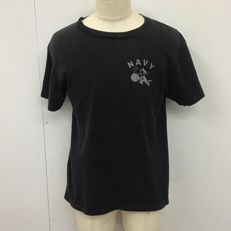 リアルマッコイ REAL McCOY Tシャツ 半袖 半袖 L プリント 黒 / ブラック /  メンズ USED 古着 中古 10113147