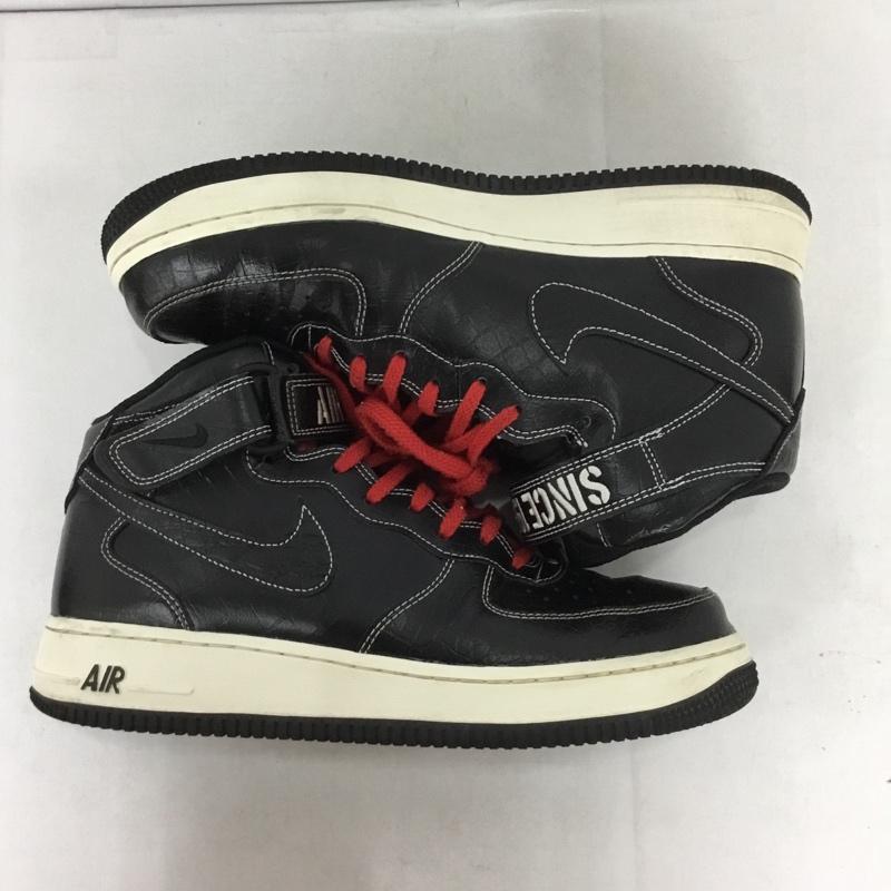 ナイキ NIKE スニーカー スニーカー DV1029-010 AIR FORCE 1 MID 07 LV8 26.5cm 26.5cm ロゴ、文字 黒 / ブラック /  メンズ USED 古着 中古 10138631