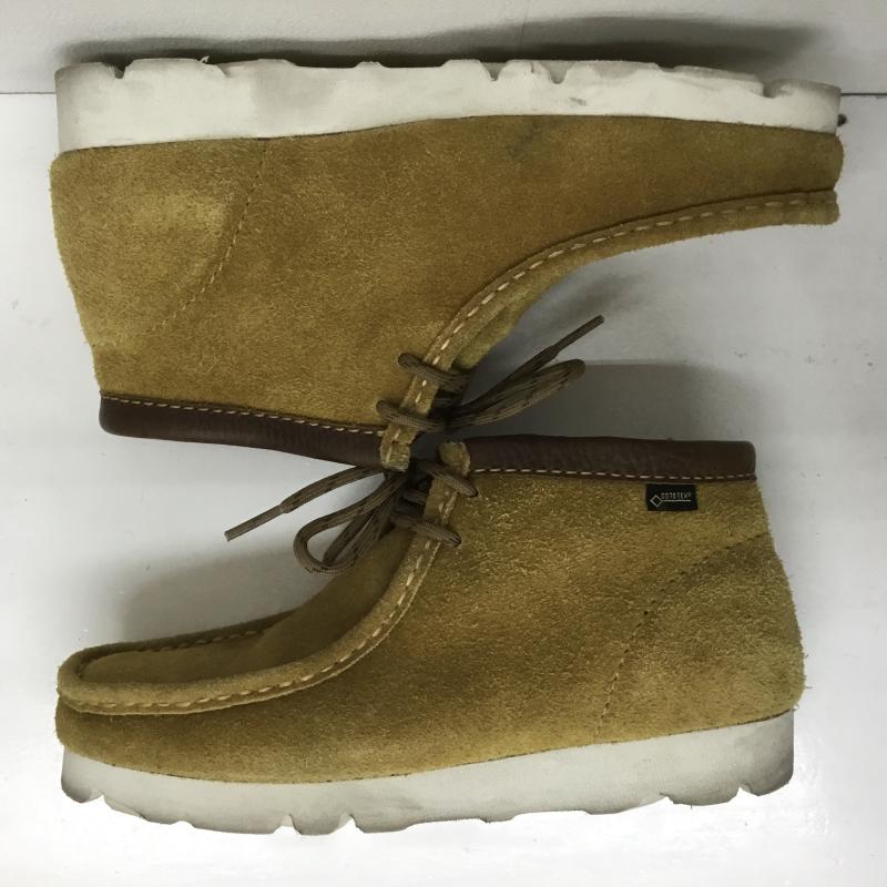 クラークス Clarks ブーツ ショートブーツ WallabeeBT GTX ワラビーブーツ ゴアテックス 25.5cm マスタード / マスタード /  メンズ USED 古着 中古 10107274