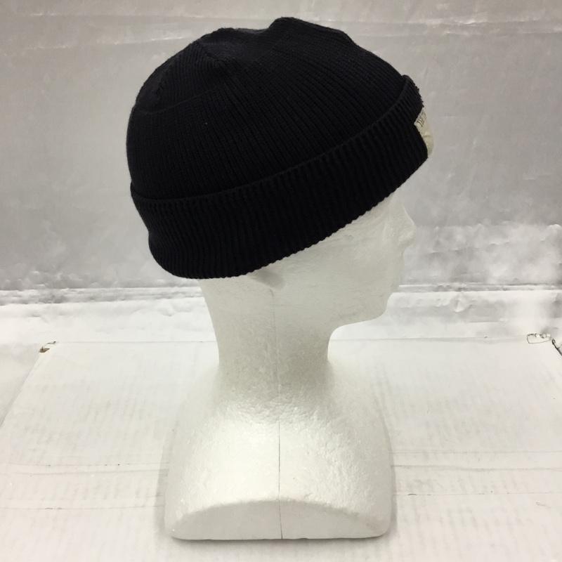 テンダーロイン TENDERLOIN 帽子 ニット帽 ビーニー ロゴ、文字 紺 / ネイビー /  メンズ USED 古着 中古 10106008