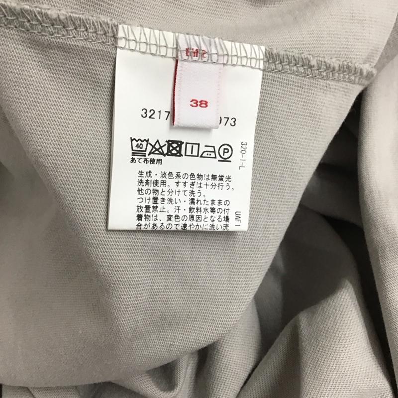 ブラクトメント BRACTMENT Tシャツ 半袖 半袖カットソー プリントTシャツ クルーネックカットソー 38 無地 ベージュ / ベージュ /  メンズ USED 古着 中古 10127354