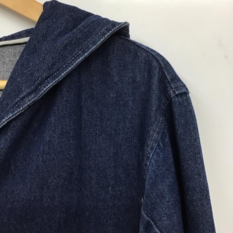 エヘカソポ ehka sopo コート コート一般 デニム M 無地 インディゴ / インディゴ /  レディース USED 古着 中古 10130428