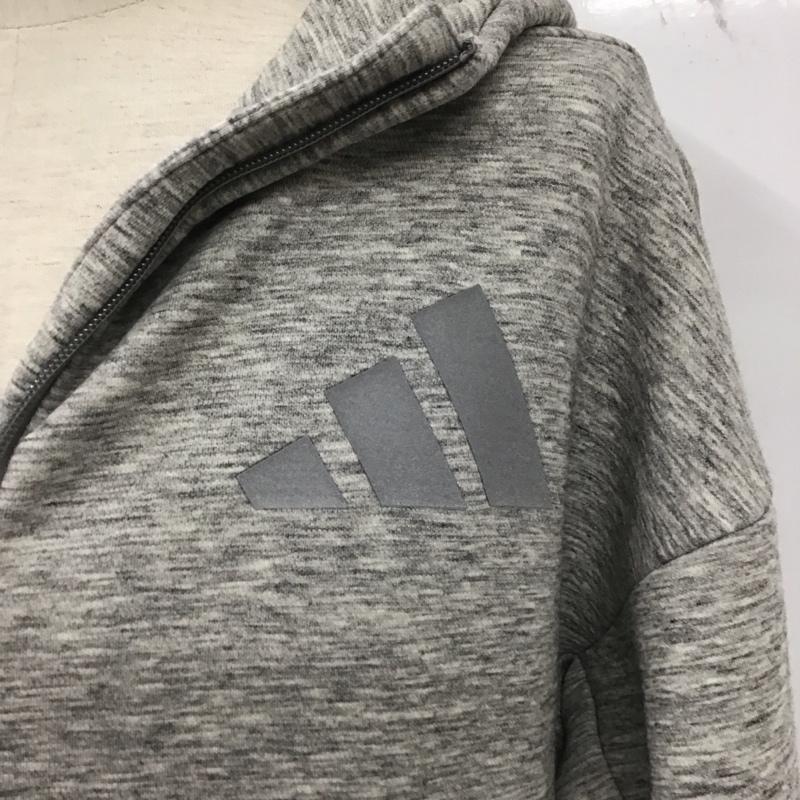 アディダス adidas セットアップ セットアップ jw4752 プレミアムフルジップパーカー スウェットパンツ 2点セット S 無地 灰 / グレー /  メンズ USED 古着 中古 10141323
