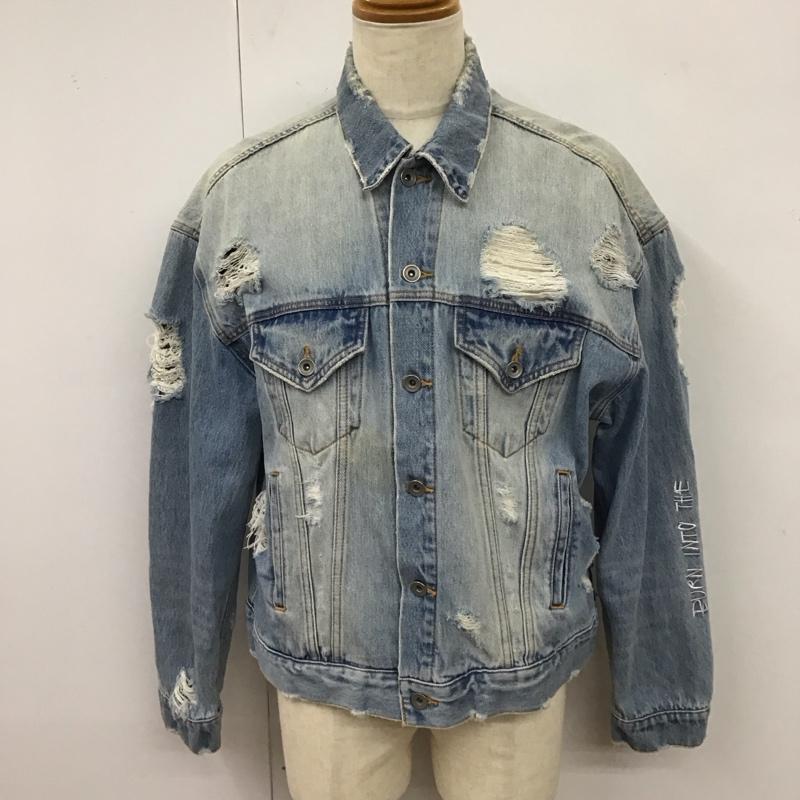 レジェンダ LEGENDA ジャケット、上着 ジャケット、ブレザー lej200 GraffitiRoseEmbroidery デニムジャケット Gジャン FREE プリント インディゴ / インディゴ /  メンズ USED 古着 中古 10116413