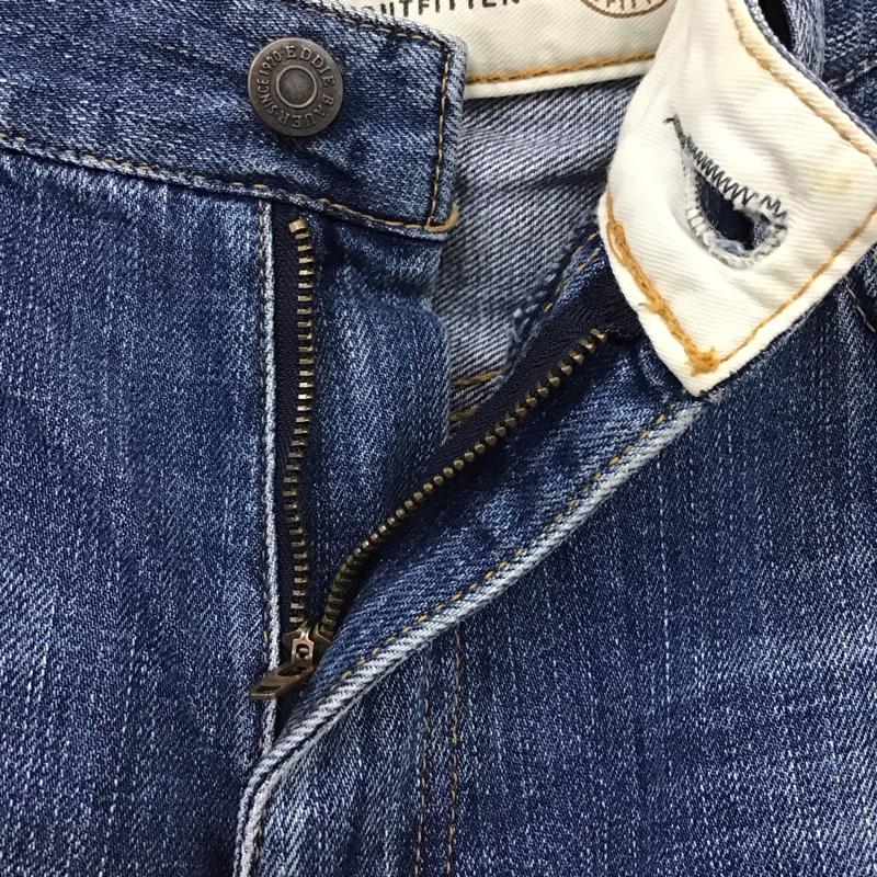 エディーバウアー Eddie Bauer パンツ デニム、ジーンズ デニムパンツ ストレートパンツ ワイドパンツ カジュアルパンツ 32インチ 無地 インディゴ / インディゴ /  メンズ USED 古着 中古 10115146