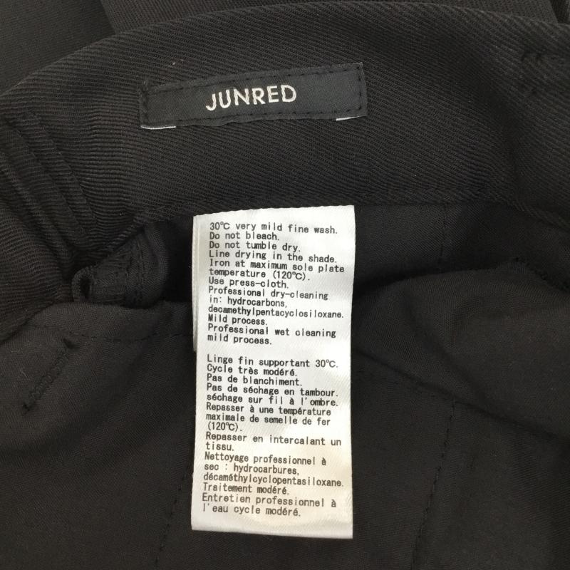 ジュンレッド JUNRed パンツ スラックス ニーベルテッドワイドフレアパンツ ANS-75090 M 無地 黒 / ブラック /  メンズ USED 古着 中古 10140183