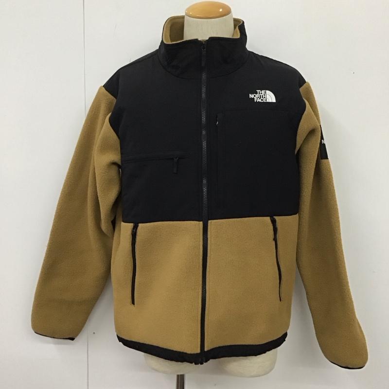 ザノースフェイス THE NORTH FACE ジャケット、上着 ジャンパー、ブルゾン na72051 デナリジャケット フリース ノーステックジップアップ アウトドア XL ロゴ、文字 黒 / ブラック / X ベージュ / ベージュ /  メンズ USED 古着 中古 10108679