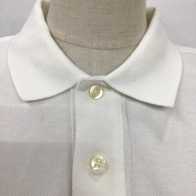 ラルフローレン RALPHLAUREN ポロシャツ 半袖 1273731SPO SKINNY POLO L ワンポイント 白 / ホワイト /  レディース USED 古着 中古 10120227