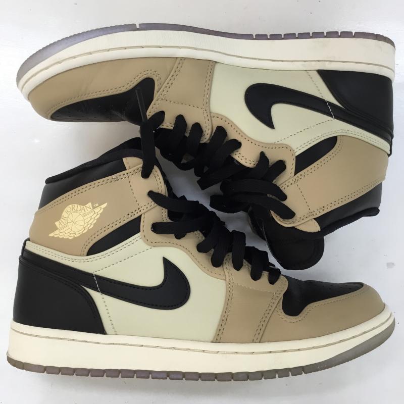 ナイキ NIKE スニーカー スニーカー Nike Women s Air Jordan 1 High Mushroom AH7389-003 25.5cm ロゴ、文字 ベージュ / ベージュ / X 茶 / ブラウン /  メンズ USED 古着 中古 10135902