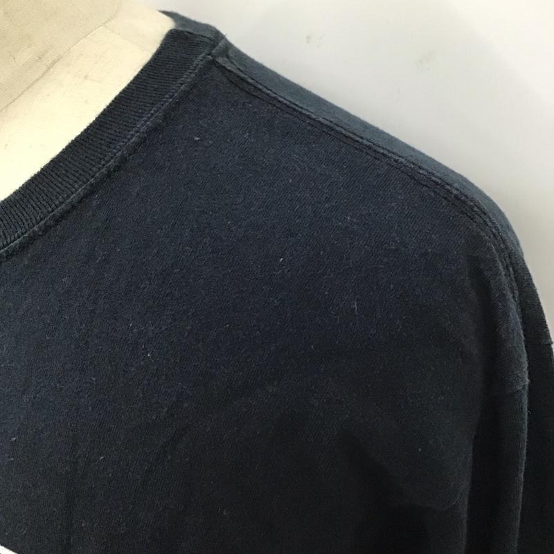 ブレインデット BRAIN DEAD カットソー 長袖 長袖カットソー クルーネックカットソー ロングスリーブカットソー プリントTシャツ M プリント 黒 / ブラック /  メンズ USED 古着 中古 10115324