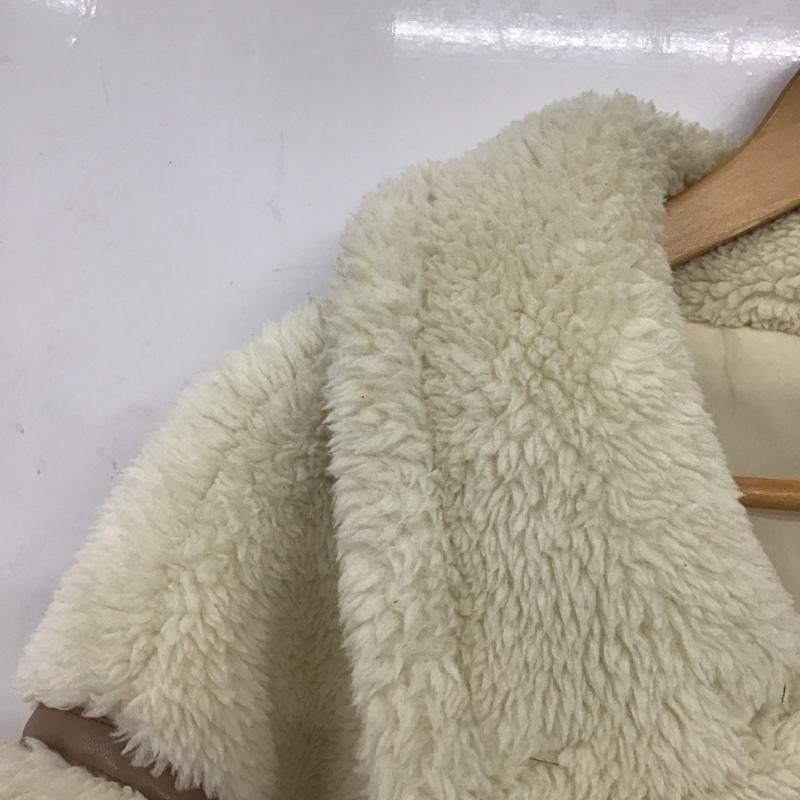 アースミュージックアンドエコロジー earth music&ecology ジャケット、上着 ジャンパー、ブルゾン FREE 無地 アイボリー / アイボリー /  レディース USED 古着 中古 10147245