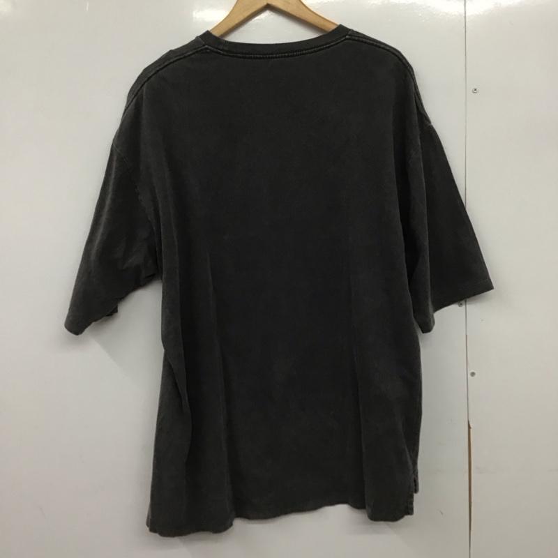 グラニフ graniph Tシャツ 半袖 半袖カットソー プリントTシャツ クルーネックカットソー L プリント ダークグレー / ダークグレー /  メンズ USED 古着 中古 10149115
