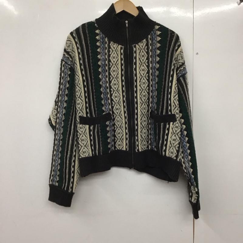 ニコアンド niko and... カーディガン 長袖 M  マルチカラー / マルチカラー /  レディース USED 古着 中古 10143462