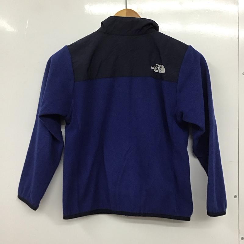 ザノースフェイス THE NORTH FACE ジャケット、上着 ジャケット、ブレザー naj71883 フリースジャケット ジップアップジャケット 140cm ロゴ、文字 青 / ブルー /  ボーイズ USED 古着 中古 10145501