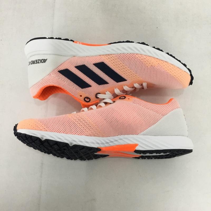 アディダス adidas スニーカー スニーカー F34064 adizero rc ランニングシューズ 22.5cm 箱有 22.5cm ロゴ、文字 白 / ホワイト / X 橙 / オレンジ / X 黒 / ブラック /  レディース USED 古着 中古 10147905