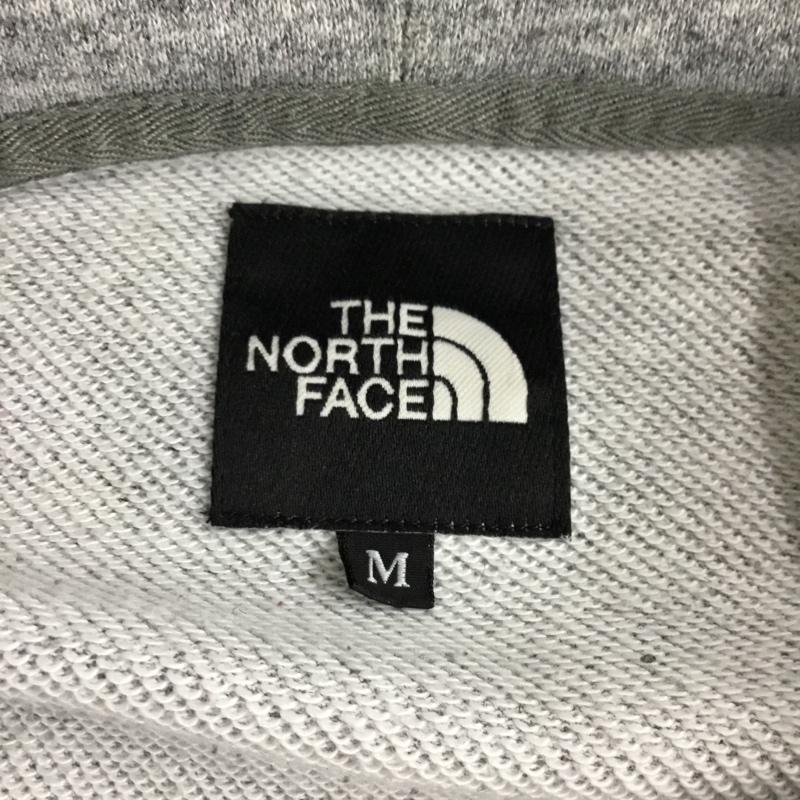 ザノースフェイス THE NORTH FACE パーカー 長袖 NT12037 スクエアロゴフルジップフーディ長袖パーカー スウェット M ロゴ、文字 灰 / グレー /  メンズ USED 古着 中古 10110097