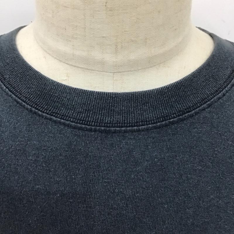 古着 USED Tシャツ 半袖 バックプリント クルーネック L ロゴ、文字 黒 / ブラック /  メンズ USED 古着 中古 10118126