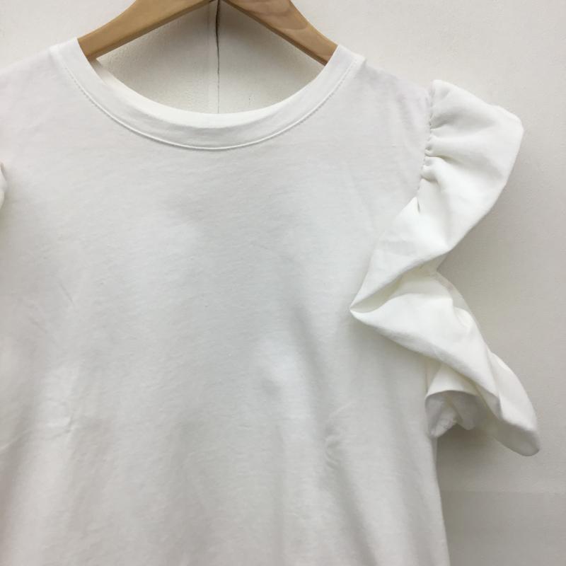 ザラ ZARA カットソー 半袖 S 無地 白 / ホワイト /  レディース USED 古着 中古 10137595