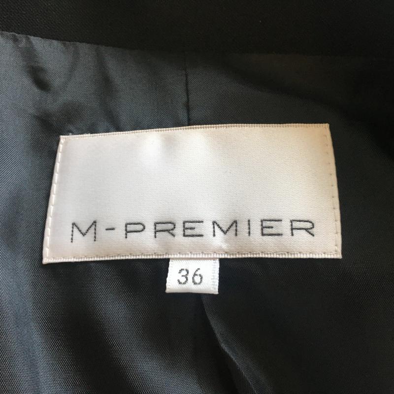 エムプルミエ M-PREMIER ジャケット、上着 ジャケット、ブレザー 36 無地 黒 / ブラック /  レディース USED 古着 中古 10012651